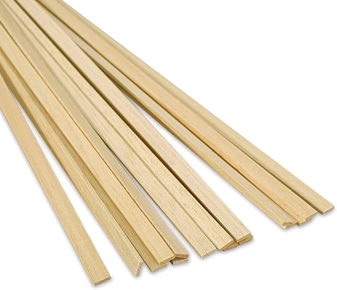 Proartek Balsa Wood Strips 1/8 x 1/4 product photo