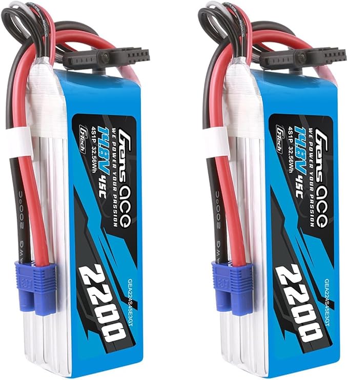 Gens Ace 4S 2200mAh 45C EC3 2-Pack product photo