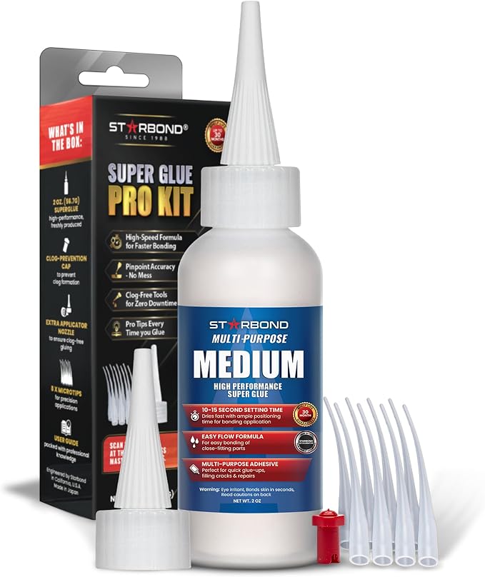 Starbond Medium CA Glue Pro Kit product photo