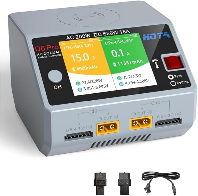HOTA D6 Pro Dual Channel Charger product photo