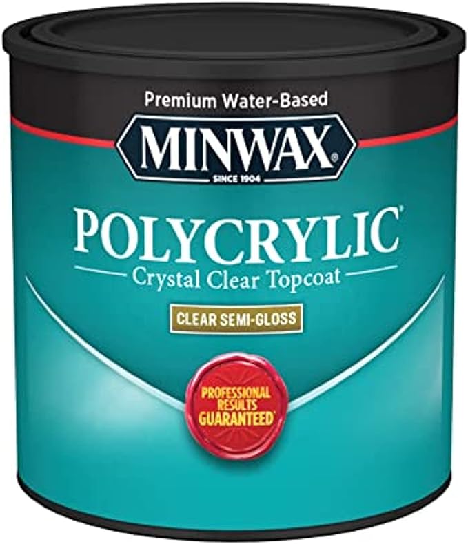 Minwax Polycrylic Protective Finish (1/2 Pint) product photo