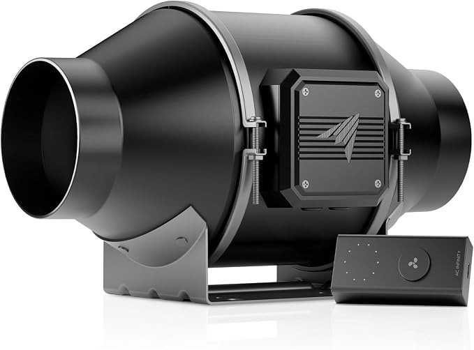 AC Infinity CLOUDLINE S4 Quiet 4" Inline Duct Fan product photo