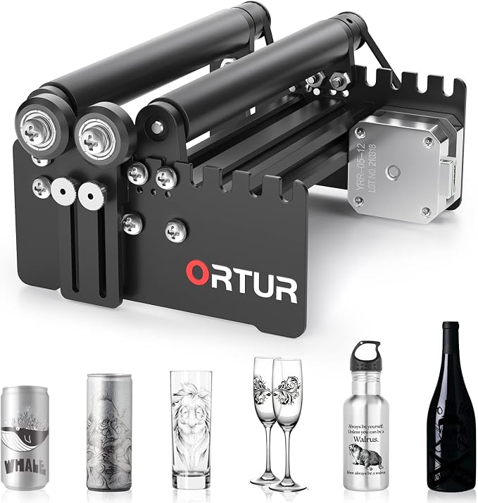 ORTUR Laser Rotary Roller Attachment product photo