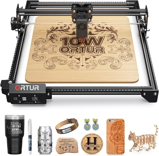 ORTUR Laser Master 2 S2 10W Laser Engraver product photo