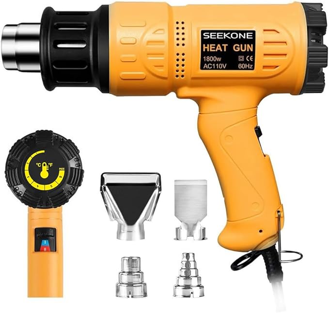 SEEKONE 1800W Variable Temp Heat Gun product photo