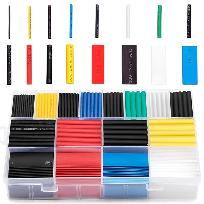 Ginsco 580 pcs Heat Shrink Tubing Kit product photo